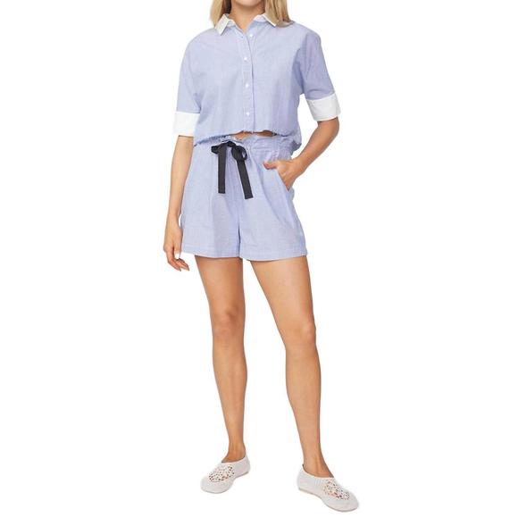StaticeBBCity shorts - Sand Pinstripe
